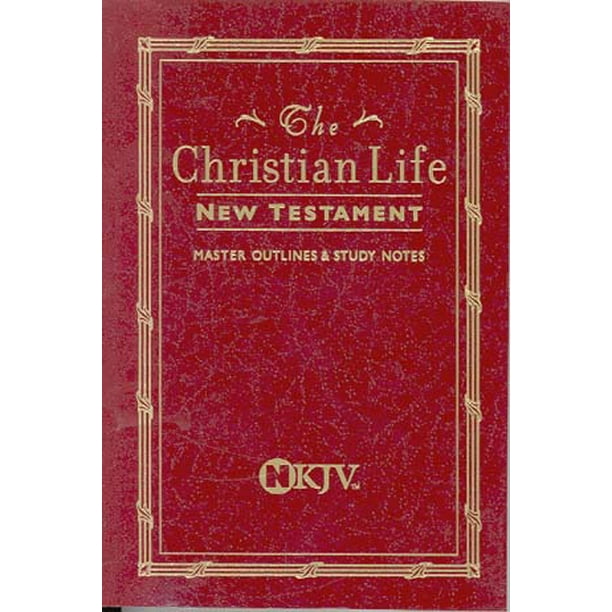 Nouveau Testament de la Vie Chrétienne (NKJV, 180BG, Cuir Bourgogneflex)