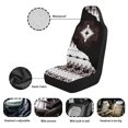 thumbnail image 5 of Uorisanigo Ethnic Style Car Front Seat Covers Waterproof Car Seat Covers Front Seats Only Stretch Polyester Fabric Cover Easy to Install Universal Fit for Most Vehicle, 5 of 7