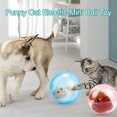 thumbnail image 4 of Lubelski Rolling Ball Toy Cute Cartoon Rabbit Hamster Squirrel Built-in Translucent Ball Exercise Training Interactive Toy Kids Electric Ball Cat Teaser Toy Pet Supplies, 4 of 8