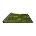 thumbnail image 2 of Ahgly Company Indoor Square Checkered Green Modern Area Rugs, 5' Square, 2 of 4