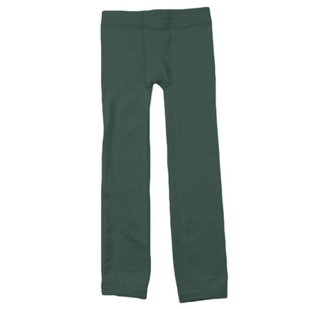 

Girls Legging Tights Winter Thickening Warm Inner Wear Pants Underwear Pants Slim Fit Thicken Tights Legging Tight Faux Wool Bottoming Pants Sports Recreation Dark Green 3-5 Years Old Nine Points