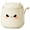 Milky white, variant on POYOGA Press Lid Desktop Trash Can With Odor Locking Function Devil Shape Waste Bin