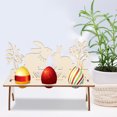 thumbnail image 2 of Soporte de bandeja de huevos de Pascua de conejito de madera decoración DIY, 2 of 8