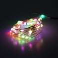 thumbnail image 2 of USB Dot Control Color Copper Wire Lamp String Bluetooth APP Remote Control LED Christmas Tree Lamp String RGBW Christmas Lights Outdoor Snowflake, 2 of 3
