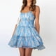 thumbnail image 3 of WILLBEST Vestidos para Mujer Vestido Minivestido Estampado Sexy de Tirantes Estilo Resort de Primavera y Verano para Mujer Extra Grande, 3 of 3