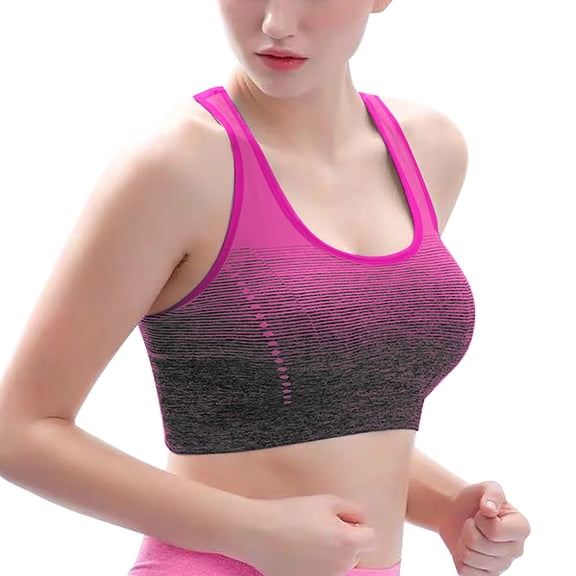 WCJM Women's Polyester,Spandex C nylon underwear Womens Comfortable Wireless Bras Seamless Bralettes Soft V Neck Breathable Padded Full Coverage Everyday Bra