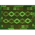 thumbnail image 1 of Ahgly Company Indoor Rectangle Southwestern Green Country Area Rugs, 7' x 10', 1 of 1