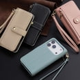 thumbnail image 7 of Case For IPhone 17 Pro Max/17 Pro/17 Air/17, Magnetic Wallet Case Flip Zipper Card Slots Cover Leather Shockproof Shell, 7 of 7