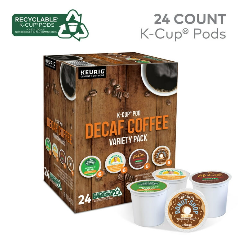Decaf Coffee Variety Pack, Keurig K-Cup Pods, 96 Count - Walmart.com