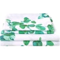 thumbnail image 1 of Floral Printed Sheet Set King Soft Microfiber Botanical Bed Sheets Extra Deep Pocket Pieces, 1 of 6