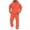 Orange, variant on TBWNWG Men's Casual Solid Color Suit Set Comfortable Relaxed Fit For Daily Wear Outdoor Activities Spring Autumn Winter Season,Sizes XL