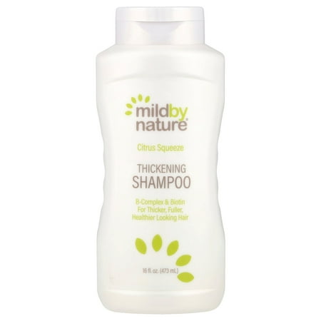 Mild By Nature Thickening Shampoo  B-Complex + Biotin  Citrus Squeeze  16 fl oz (473 ml)