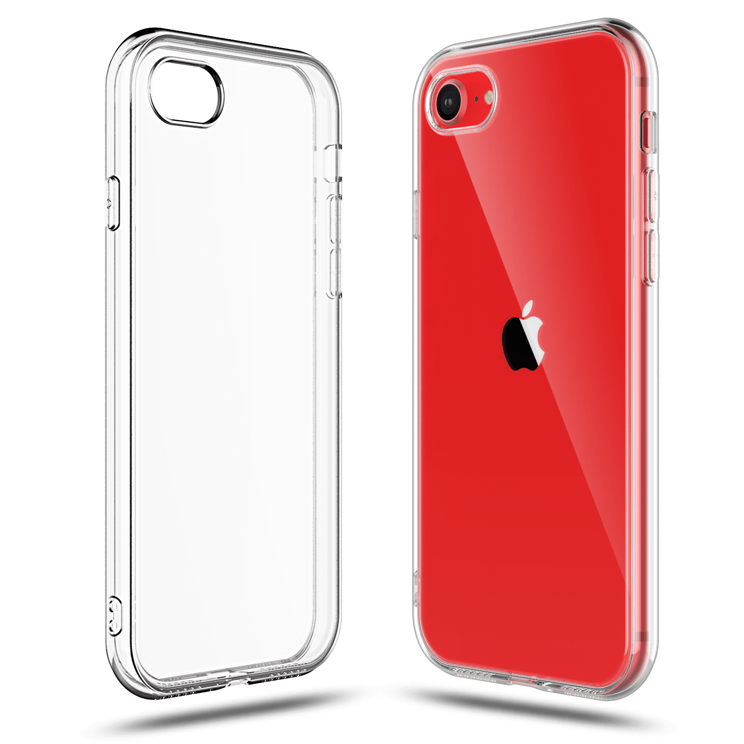 Shamo's Case for SE (2nd generation 2020), iPhone 8 and iPhone 7 Clear Transparent TPU Soft Cover with Smudge-free Technology - Walmart.com