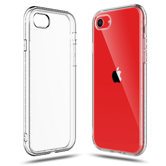 Shamo's Case for iPhone SE (2nd generation 2020), iPhone 8 and iPhone 7 Case Clear Transparent TPU Soft Cover with Smudge-free Technology