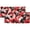 Camo-1, variant on Black Red Camo Rod Pocket Valances for Kitchen Camouflage Army Colorful Abstract Rod Pocket Valances for Bedroom Living Room Dining Room 54 by 18 in, 1 Panel