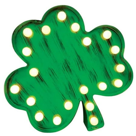 Shamrock Led Pins - Sylvania V88236-71 Tabletop LED Shamrock, Green
