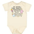 thumbnail image 3 of Inktastic My First New Years Resolutions with Baby Clip Art and Stars Girls Baby Bodysuit, 3 of 5