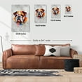 thumbnail image 5 of Watercolor Drip Bulldog Pop Art Colorful Portrait Artwork Vertical Matte Canvas Poster Dog Lover Gifts Idea Wall Art Home Decor - 01009, 5 of 5