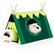 MSOVA Guinea Pig Hideout, Small Animal Tunnel House, Hideout Cage for Guinea Pigs, Hamster, Rats, Bunny & Other Small Animals, L