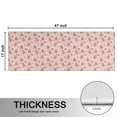 thumbnail image 5 of Kitchen Rugs Sets Of 2,Pink Christmas Gingerbread Pattern Anti Fatigue Kitchen Mat Rugs Non Slip Washable,Decorative Kitchen Floor Mats for Kitchen,Sink,Laundry,17"X47", 5 of 5