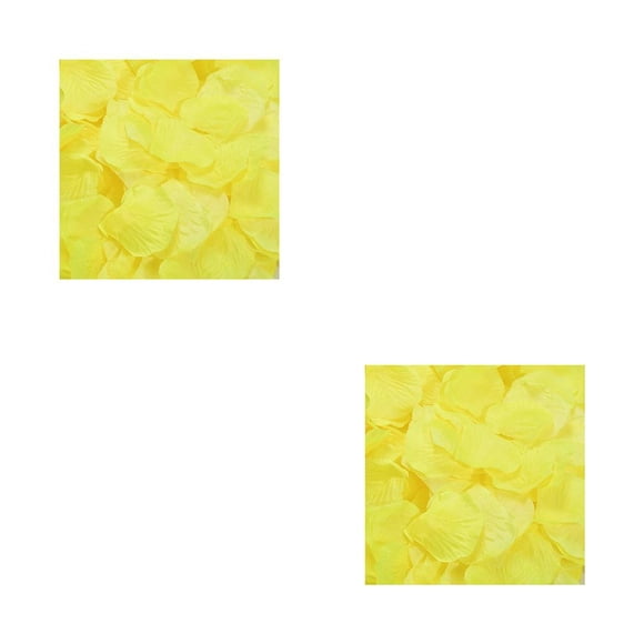 Sonducket 100 piezas de pétalos de flores de rosas artificiales, adorno de tela, flores falsas, suministros para el hogar para cumpleaños, púrpura, Plata 5x5cm 2piezas Sonducket CBP105996