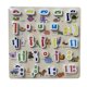 thumbnail image 1 of Tablero de madera Montessori para rompecabezas con letras, resistente y ligero. Camboyano B, 1 of 9