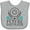 AC-Heather Grey, variant on Inktastic Future Dart Player Dart Board Boys or Girls Baby Bib