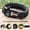 black, variant on 5in1 Multifunctional Survival Bracelet Compass Whistle Fire Starter Aluminum Cutting Knife 7-Core Paracord Adjustable Length Outdoor Camping Hiking