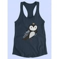 thumbnail image 3 of Crowned Critter I Racerback Tank Women -Victoria Borges Designs, Female x-Large, 3 of 4