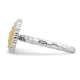 thumbnail image 3 of Sterling Silver Gold-Plated Oval Ring, 3 of 7