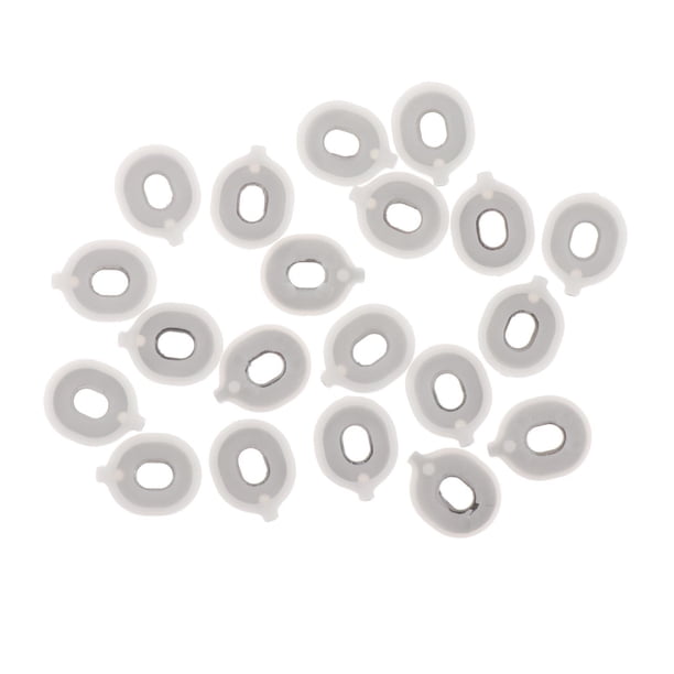 20x guías de válvula de bocina Alto piezas de bocina Alto plástico instrumentos de latón piezas de reparación de instrumentos musicales accesorio de , 19mm x 15mm Baoblaze Guía de válvula de bocina alta
