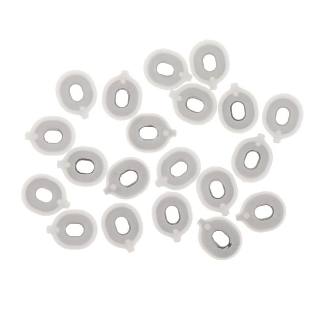 lionlar 20 Pièces Alto Valve Guides en Plastique Laiton Instruments Alto Pièces 19mmx15mm