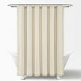 thumbnail image 3 of Lush Decor Rosalie Solid Cotton Blend Shower Curtain, 72x72, Blue, Single, 3 of 11