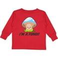 thumbnail image 3 of Inktastic I'm a Fungi with Mushroom Boys or Girls Long Sleeve Toddler T-Shirt, 3 of 5