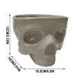 thumbnail image 3 of BiFandian Halloween Skull Ceramic Serving Bowl Set, 300 Milliliter Small 500 Milliliter Large Skull Bowl, Halloween Decorations Indoor Outdoor Holiday Party Table Decor for Snacks, Treats, 3 of 7