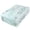 LightBlueFloral, variant on Premium Soft Fitted Sheet for Blow Up Bed Mattress Sheets with Zipper for Camping Office Bedroom, Limegingham Print