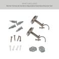 thumbnail image 6 of Better Homes & Gardens 1 in Satin Nickel Adjustable Seamless Curtain Bracket, Set of 2, 6 of 9