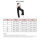 thumbnail image 4 of Pantalones Casuales De Mujer Cintura Alta Pierna Recta Suelta Cómodo Color Puro Pantalones Casuales De Mujer Negro S, 4 of 5