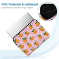 thumbnail image 2 of FORMRS 13"-13.3" Laptop Sleeve Protective Case Soft Carrying Quilted Computer Bag Cover, Cartoon Oranges, 2 of 7