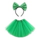 thumbnail image 2 of Falda de tul Yinane San Patricio Verde con diadema, 2 of 8