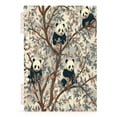 thumbnail image 2 of WOBOGO Panda Pattern Notebook College Horizontal Grid Paper Ink Spill Resistant Water Resistant Cover 8.3x5.7x0.4in, 2 of 8