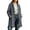 Dark Gray-Tops, variant on Women's Hooded Mid Length Oxford Cloth Rain Jackets Zip Up Side Pocket Outerwear Outdoor Travel Windproof Lightweight Trench Coats