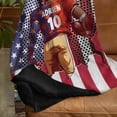 thumbnail image 3 of Lazaofficial Personalized Name Blanket, Football Blanket, Football Gifts, Football Throw, Personalized Football Blanket, Football Blankets For Boys, Football Blankets For Adults, 3 of 8