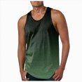 thumbnail image 3 of HCNTES Men's Workout Tank Tops Cotton Gym Muscle Sleeveless T-Shirts Bodybuilding Fitness Athletic Tank Tops Tank tops (3XL,Dark Green), 3 of 6