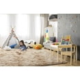 thumbnail image 5 of YJ.GWL 3x5ft Tie Dye Shag Area Rug For Living Room Bedroom,Shaggy Carpet For Home Decor,Beige, 5 of 6