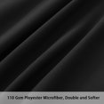 thumbnail image 4 of Funda de Almohada para Cuerpo PiccoCasa Microfibra Negro 51cmx140cm, 4 of 6