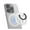 White, variant on Magnetic Phone Holder, Double-Sided Magnetic Desk Stand for Streaming, Adjustable Lazy Stand for Watching Shows and Live Broadcasting