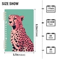 thumbnail image 2 of FORMRS 1-Subject Spiral Notebook 8" x 5" College Ruled 60 Refillable Sheet, Big Pink Cheetah, 2 of 7