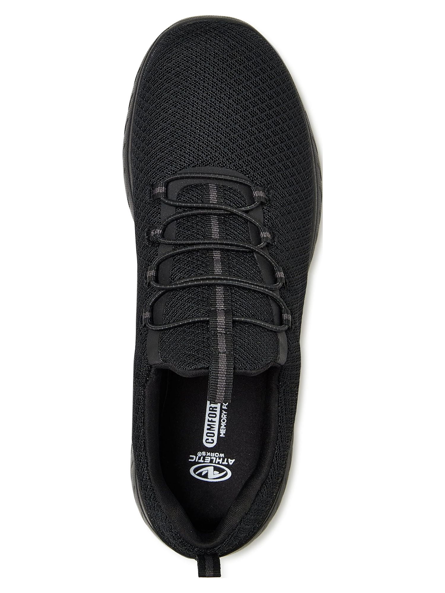 Athletic Works Women's Bungee Slip On Sneakers, Wide Width Available