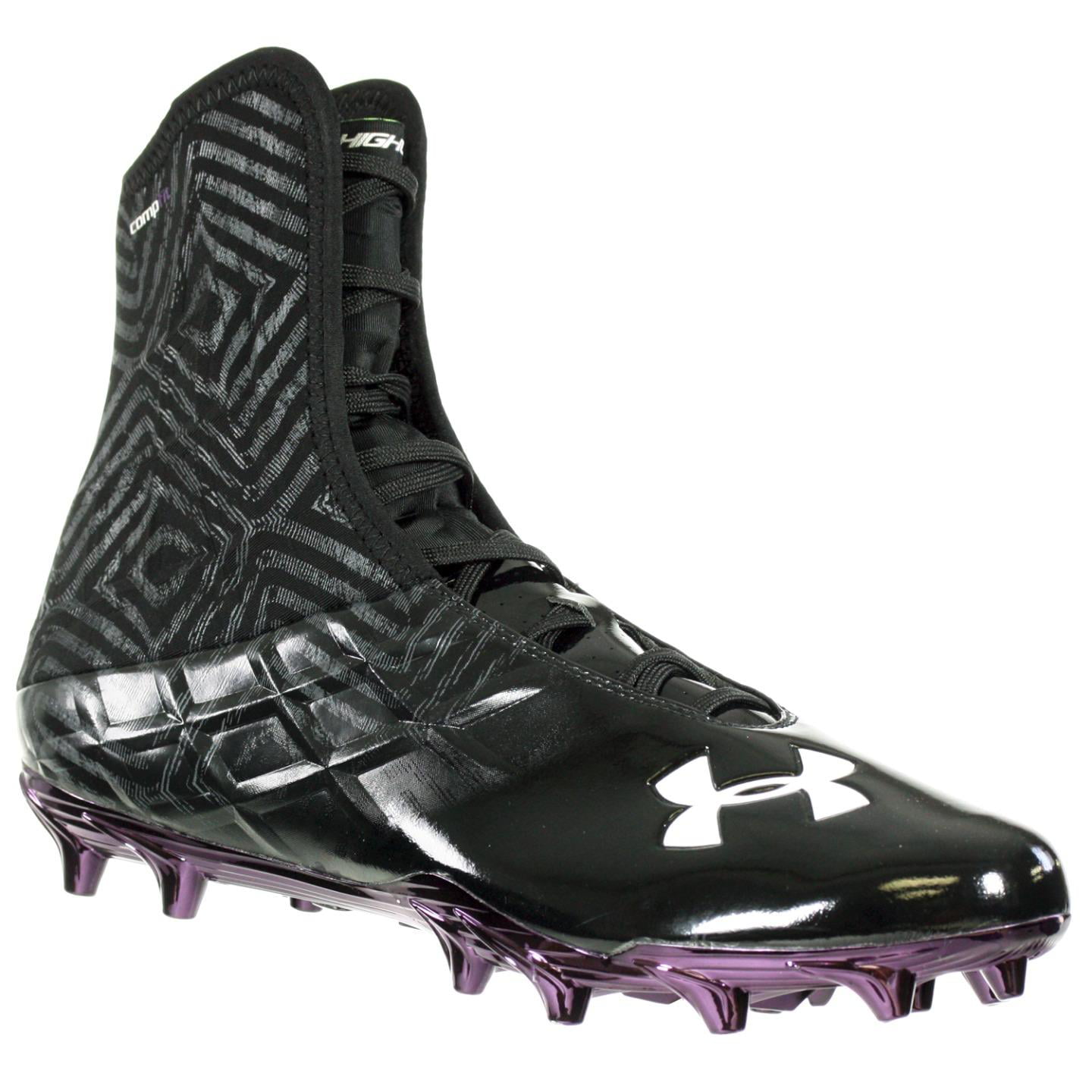 Details about   UNDER ARMOUR UA Highlight MC Black Purple TD Molded Football Cleats Mens 10.5 11 